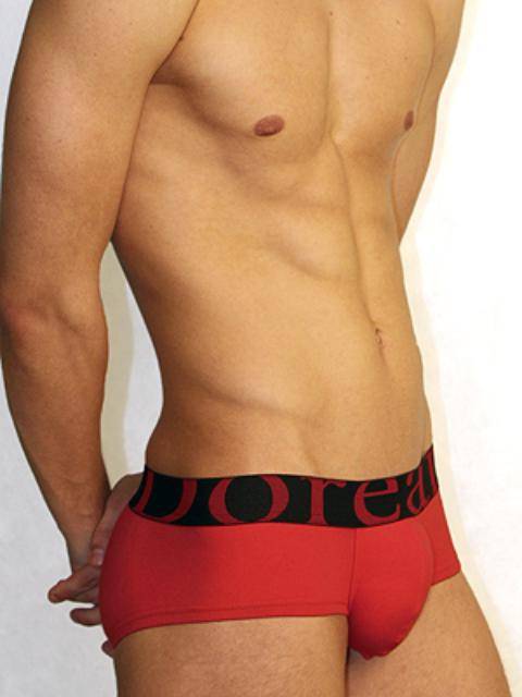 Оригинальные мужские трусы-хипсы красного цвета Doreanse Modal Sport;